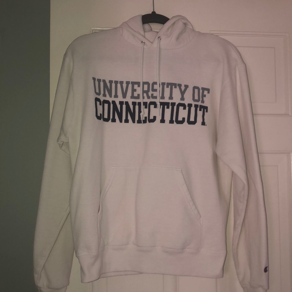 White University of Connecticut Sweatshirt